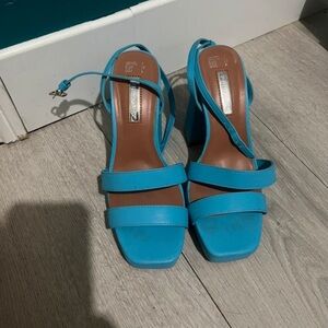 Primark Vibrant Blue Strappy Heels